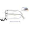 Gafas para graduado Ray-Ban Wayfarer Ease Photo Striped Light Blue (RX4340V 8382)