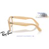 Gafas para graduado Ray-Ban Wayfarer Ease Photo Striped Brown (RX4340V 8383)