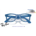 Gafas para graduado Ray-Ban Wayfarer Ease Photo Striped Blue (RX4340V 8384)