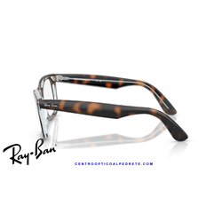 Gafas para graduado Ray-Ban Wayfarer Ease Dark Havana On Multicolour (RX4340V 8401)
