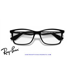Gafas para graduado Ray-Ban RX7047 Negro Brillo (RX7047 2000)