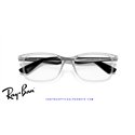 Gafas para graduado Ray-Ban RX7047 Gris Opal Transparente (RX7047 5943)