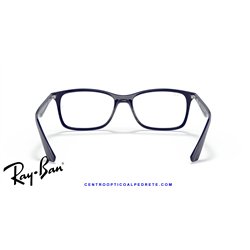Gafas para graduado Ray-Ban RX7047 Azul Mate sobre Naranja (RX7047 8100)