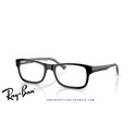 Gafas para graduado Ray-Ban RX5268 Negro sobre Transparente (RX5268 2034)