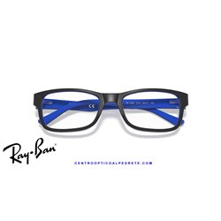 Ray-Ban RX5268 Eyeglasses Black on Blue (RX5268 5179)