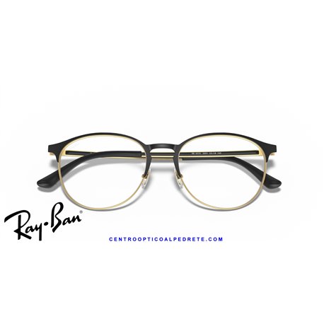 Ray-Ban RX6375 Negro sobre Gris (RX6375 3051)