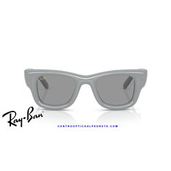 Ray-Ban Puffer Sunglasses Solid Grey / Grey (RB4940 6876/1)