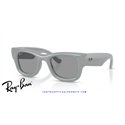Ray-Ban Puffer Sunglasses Solid Grey / Grey (RB4940 6876/1)