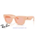 Gafas de sol Ray-Ban Puffer Beige / Dark Pink (RB4940 687584)