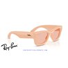 Gafas de sol Ray-Ban Puffer Beige / Dark Pink (RB4940 687584)