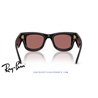 Ray-Ban Puffer Sunglasses Black / Dark Violet (RB4940 601/69)