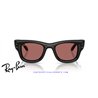Ray-Ban Puffer Sunglasses Black / Dark Violet (RB4940 601/69)
