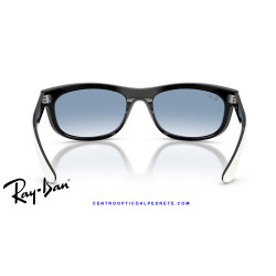 Ray-Ban Balorama White / Clear Gradient Blue (RB2489 14443F)