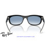 Ray-Ban Balorama White / Clear Gradient Blue (RB2489 14443F)