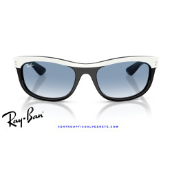 Ray-Ban Balorama White / Clear Gradient Blue (RB2489 14443F)