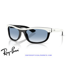 Ray-Ban Balorama White / Clear Gradient Blue (RB2489 14443F)