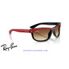 Ray-Ban Balorama Red / Clear Gradient Brown (RB2489 955/51)