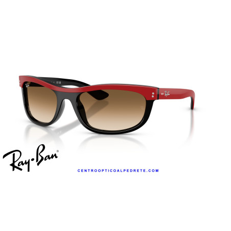 Ray-Ban Balorama Red / Clear Gradient Brown (RB2489 955/51)