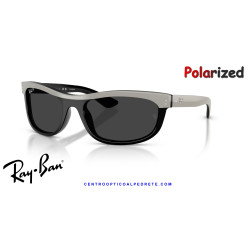 Ray-Ban Balorama Grey / Polarized Black (RB2489 144248)