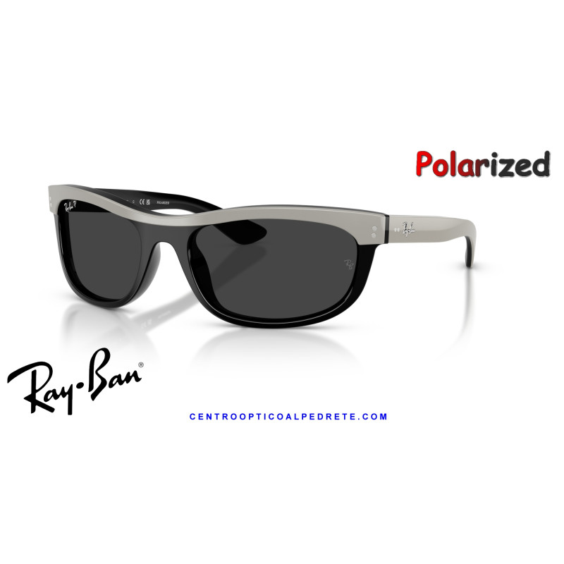 Ray-Ban Balorama Grey / Polarized Black (RB2489 144248)