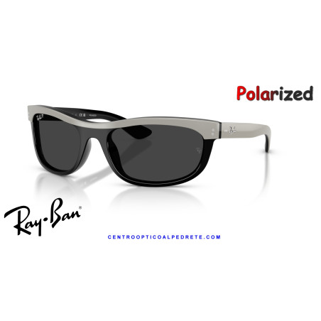 Ray-Ban Balorama Grey / Polarized Black (RB2489 144248)