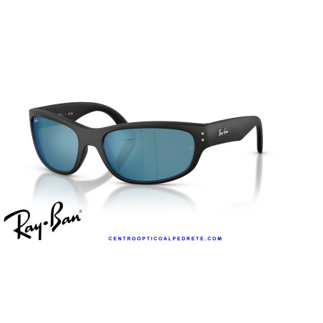 Ray-Ban Balorama Junior Black / Dark Blue Mirror Blue (RJ9189S 100S55)