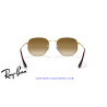 Gafas de sol Ray-Ban Hexagonal Gold | Light Brown | Distribuidor Oficial