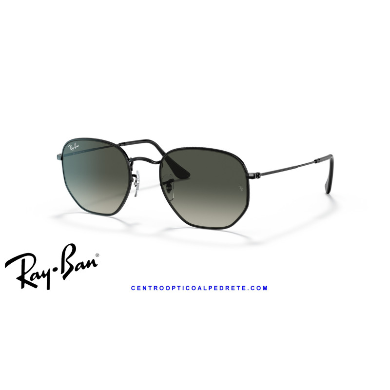Gafas de sol Ray-Ban Hexagonal Black | Grey Gradient | Distribuidor Oficial