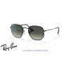 Gafas de sol Ray-Ban Hexagonal Black | Grey Gradient | Distribuidor Oficial