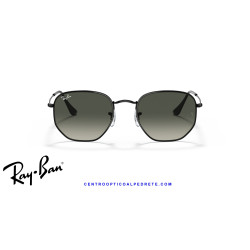Gafas de sol Ray-Ban Hexagonal Black | Grey Gradient | Distribuidor Oficial