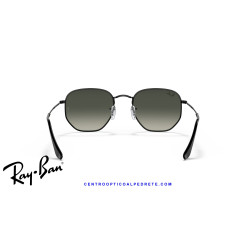 Gafas de sol Ray-Ban Hexagonal Black | Grey Gradient | Distribuidor Oficial