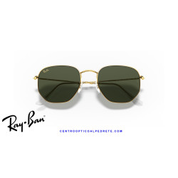 Gafas de sol Ray-Ban Hexagonal Gold | G-15 Green | Distribuidor Oficial