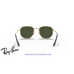 Ray-Ban Hexagonal Arista Gold Sunglasses | G-15 Green | Genuine Ray-Ban