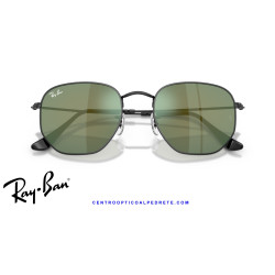 Ray-Ban Hexagonal Black Sunglasses | Blue | Genuine Ray-Ban Sunglasses