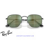 Ray-Ban Hexagonal Black Sunglasses | Blue | Genuine Ray-Ban Sunglasses