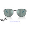 Ray-Ban Hexagonal Black Sunglasses | Blue | Genuine Ray-Ban Sunglasses
