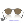 Ray-Ban Hexagonal Black Sunglasses | Blue | Genuine Ray-Ban Sunglasses