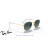 Ray-Ban Hexagonal Arista Gold Sunglasses | Blue | Centro Óptico Alpedrete