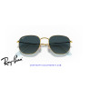 Ray-Ban Hexagonal Arista Gold Sunglasses | Blue | Centro Óptico Alpedrete