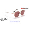 Gafas de sol Ray-Ban Hexagonal Gold / Violet Polarized (RB3548N 9202AF)