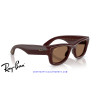 Ray-Ban Puffer Sunglasses Dark Brown / Dark Brown (RB4940 687773)