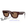 Ray-Ban Puffer Sunglasses Dark Brown / Dark Brown (RB4940 687773)