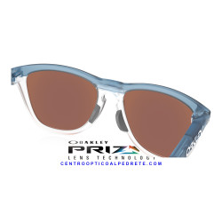 Oakley Frogskins Range XL Transparent Stonewash/Clear Prizm Deep Water Polarized | Original Sunglasses