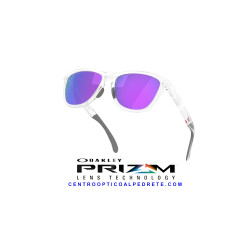 Oakley Frogskins Range XL Matte Clear Prizm Violet | Original Sunglasses