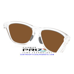 Oakley Frogskins Range XL Matte Clear Prizm Violet | Original Sunglasses