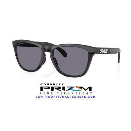 Oakley Frogskins Range XL Matte Black Prizm Grey | Original Sunglasses
