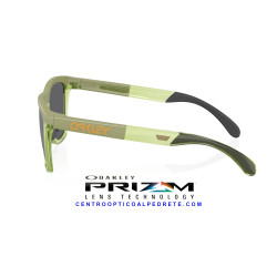 Oakley Frogskins Range XL Matt Fern/Transparent Fern Prizm Black | Original Sunglasses