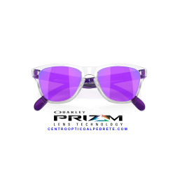 Oakley Frogskins XXS Clear Prizm Violet | Original Sunglasses