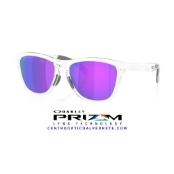 Oakley Frogskins Range XL Matte Clear Prizm Violet | Original Sunglasses