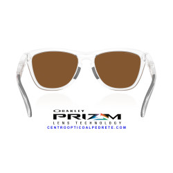 Oakley Frogskins Range XL Matte Clear Prizm Violet | Original Sunglasses